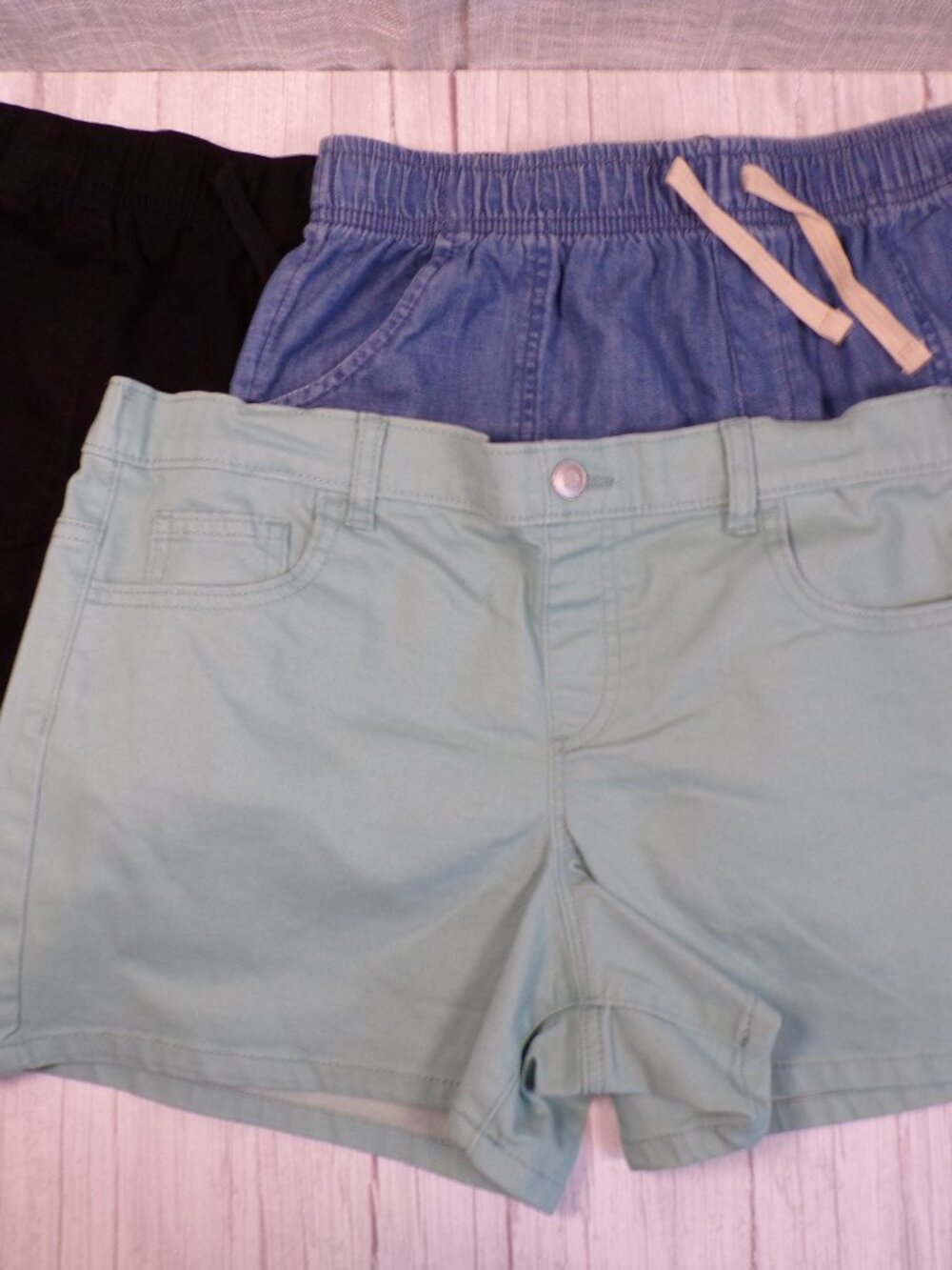NWT Wonder Nation Girls' XXL Cotton Shorts 3-Pack